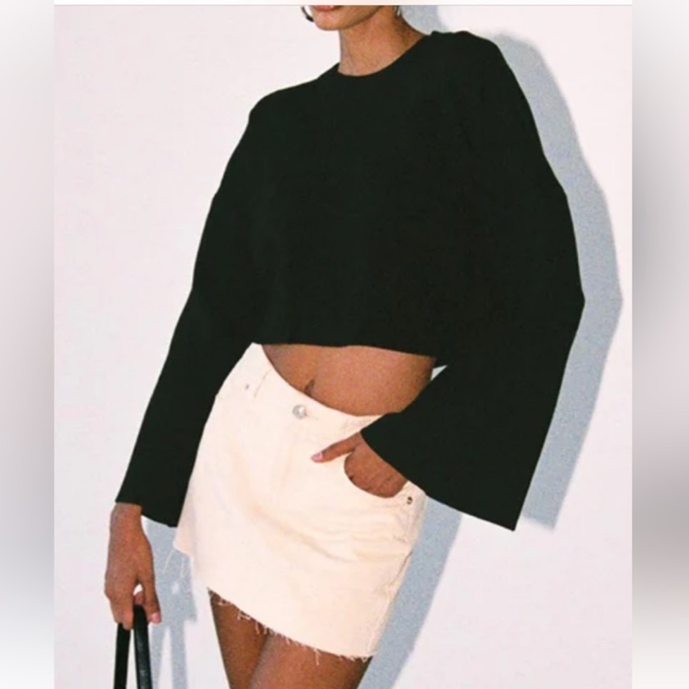 Princess Polly Black Knit Sweater